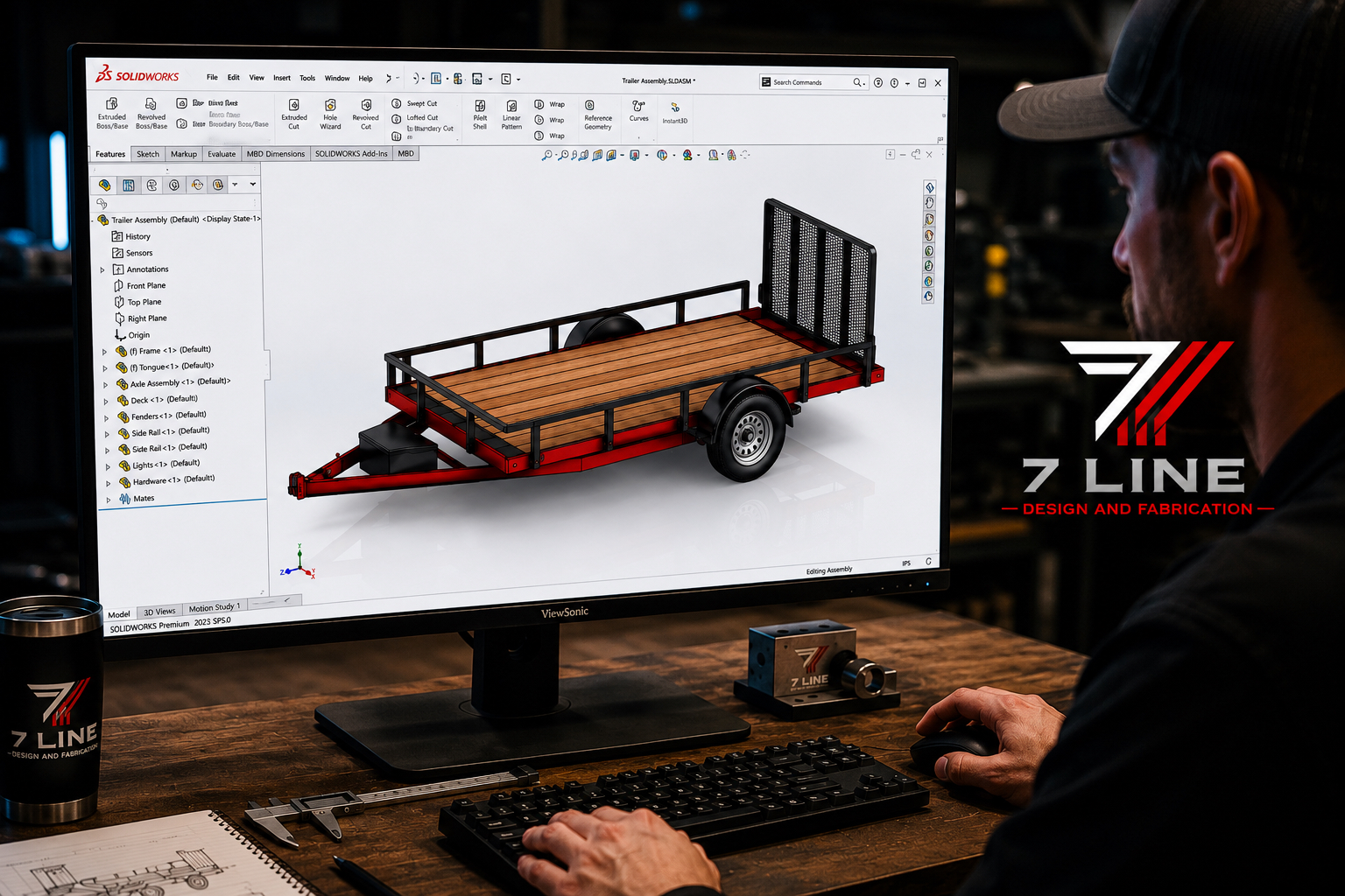 7 Line SolidWorks Design Studio